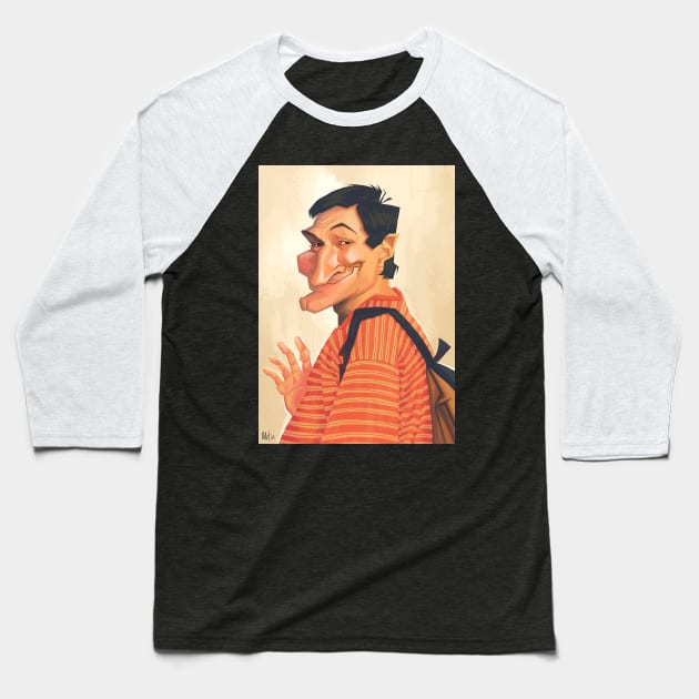 Robin Williams Baseball T-Shirt by metmangindaan